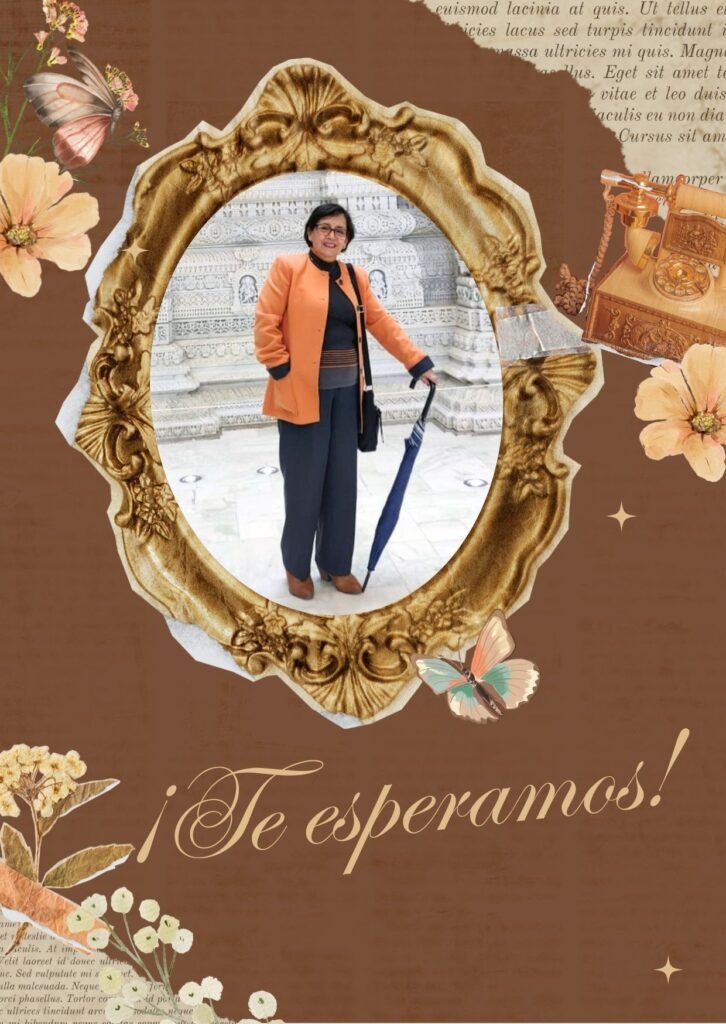 invitacion virtual de cumpleanos 80 anos mujer vintage 2